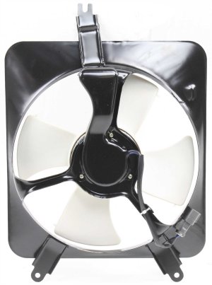 A/C Fan Shroud Assembly for Honda Accord 1990-1993 / Prelude 1992-1996, Left (Driver) Side, Replacement