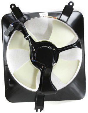 A/C Condenser Fan Assembly for Honda Accord 1994-1997, Acura CL 1997-1999, Left (Driver), 4 Cylinder, Replacement