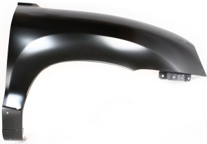 Front Fender for Hyundai Santa Fe 2001-2006, Right (Passenger), Primed (Ready to Paint), Not for Base/GL Models, with Molding Hole, Replacement