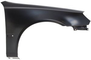 Front Fender for Hyundai Accent 2003-2006, Right (Passenger), Primed (Ready to Paint), Suitable for Hatchback/Sedan, w/o Rocker Panel Molding Holes, Replacement