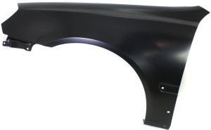 Front Fender for Hyundai Accent 2003-2006, Left (Driver), Primed (Ready to Paint), Hatchback, with Body Side Molding Holes, Replacement