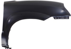 Front Fender for Hyundai TUCSON 2005-2009, Right (Passenger), Primed (Ready to Paint), 2.0L Engine, without Signal Light and Side Cladding Hole, Replacement