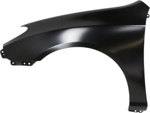 Front Fender for 2007-2010 Hyundai Elantra Sedan, Left (Driver), Primed (Ready to Paint), without Signal Light Hole, Replacement