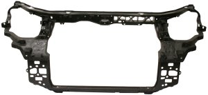 Radiator Support Assembly for Hyundai Santa Fe 2007-2009, Black Plastic with Steel, Replacement