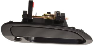 Exterior Front Door Handle for Honda Accord 1998-2002, Right (Passenger), Smooth Black, with Keyhole, Sedan, Japan/USA Built, Replacement