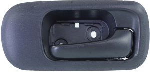 Front Interior Door Handle Assembly for Honda CR-V 2002-2006, Right (Passenger), Textured, Plastic, Replacement