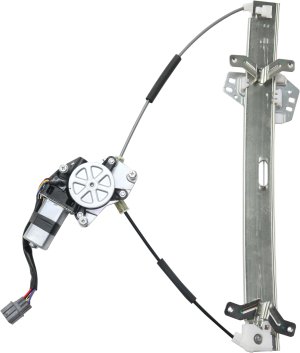 Front Window Regulator for Honda Accord 2003-2007, Left (Driver), Power with Motor, Sedan, with Anti-Pinch Feature, Replacement