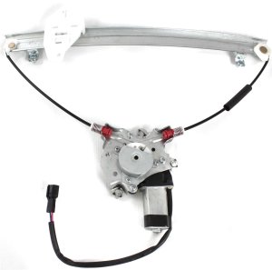 Power Front Window Regulator with Motor for Hyundai Elantra 1996-2000, Right (Passenger), Replacement