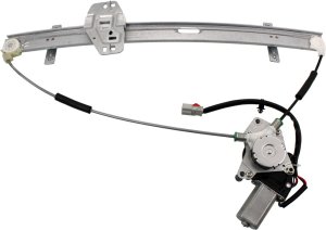 Power Front Window Regulator with Motor for Honda Odyssey 1999-2002, Left (Driver) Side, Replacement