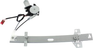 Power Rear Window Regulator with Motor for Honda Accord Sedan/Wagon 1990-1993, Right (Passenger), Replacement