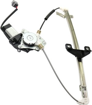 Power Rear Window Regulator with Motor for 2003-2007 Honda Accord, Left (Driver), 4-Door Sedan, Built in Japan/Mexico/USA, Replacement