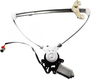Power Rear Window Regulator with Motor for Honda Civic Sedan 2001-2005, Right (Passenger) Side, Exc. Si Models, Replacement