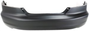 Rear Bumper Cover for Honda Accord 2003-2005 Coupe, Primed (Ready to Paint), 2.4L Engine, Replacement
