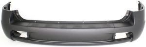 Rear Bumper Cover for Hyundai Santa Fe 2005-2006, Primed (Ready to Paint), Replacement