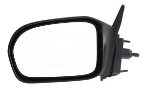 Manual Remote Mirror for Honda Civic 2001-2004, Left (Driver), Non-Folding, Non-Heated, Textured, Without Auto Dimming, Blind Spot Detection, Memory, and Signal Light, DX Model, Coupe, Replacement