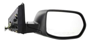 Power Mirror for Honda CR-V 2007-2011 Right (Passenger), Manual Folding, Heated, Textured, Without Auto Dimming, Blind Spot Detection, Memory, and Signal Light, Replacement