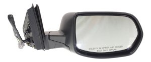 Power Mirror for Honda CR-V 2007-2011 Right (Passenger), Manual Folding, Heated, Textured, without Auto Dimming, Blind Spot Detection, Memory, and Signal Light, Replacement
