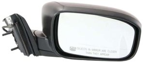 Right (Passenger) Mirror for Honda Accord 2003-2007, Power, Manual Folding, Heated, Paintable, without Auto Dimming, Blind Spot Detection, Memory, Signal Light, Coupe, Replacement