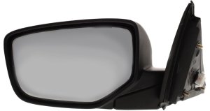 Power Mirror for Honda Accord 2008-2012 Coupe, Left (Driver) Side, Manual Folding, Heated, Paintable, without Auto Dimming, Blind Spot Detection, Memory, and Signal Light, Replacement