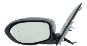 Power Mirror for 2014-2017 Honda Odyssey, Left (Driver), Manual Folding, Non-Heated, Paintable, LX Model, Replacement