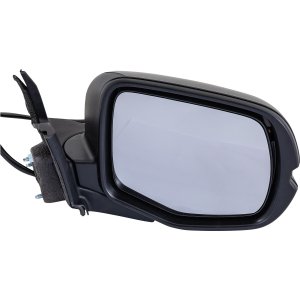 Right (Passenger) Power Mirror for Honda Pilot 2016-2017 and Ridgeline 2017-2023, Manual Folding, Heated, Paintable, LX/RTL Models, AWD/Pilot LX Models, without Camera and Signal Light, Replacement