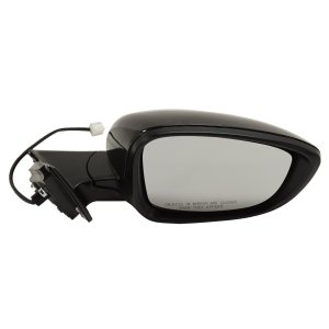 Right (Passenger) Side Mirror for Honda Accord 2018-2022, Power Control, Manual Folding, Non-Heated, Paintable, Without Auto Dimming, Blind Spot Detection, Memory, and Signal Light, Replacement