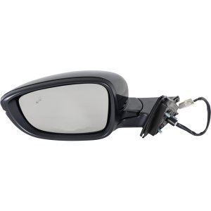 Power Mirror for Honda Accord 2018-2022, Left (Driver), Manual Folding, Heated, Paintable, with In-housing Signal Light, Blind Spot Detection in Glass, without Memory, Puddle Light, Auto-Dimming, Replacement