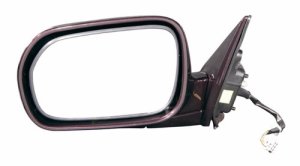 Left (Driver) Side View Mirror Assembly for 1998-2002 Honda Accord 4 Door Sedan, Outside Mirror with Power Remote, Folding, Paint to Match, Japan Built,  76250S4KA41ZF, Replacement