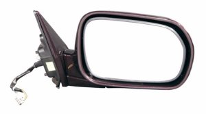 Right (Passenger) Side View Mirror Assembly for 1998 - 2002 Honda Accord 4 Door Sedan, Japan Built, Power Remote, Folding, Paint to Match,  76200S4KA41ZF, Replacement