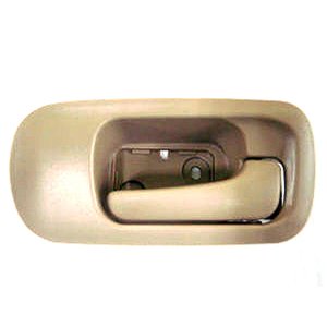 Front Right (Passenger) Inside Door Handle for 2005 - 2006 Honda CR-V, Ivory Interior,  72120S9AA01ZD, Replacement