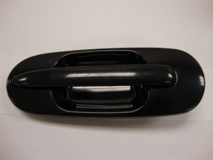 Exterior Rear Left (Driver) Door Handle Outer for 1998 - 2001 Honda CR-V EX, Replacement Code NH592P, PTM,  72680ST0J02ZS