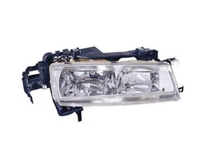 Front Right (Passenger) Headlight Assembly Housing/Lens Cover for 1992 - 1996 Honda Prelude, includes Housing & Park Light; OEM Replacement Part number: 33100SS0A03