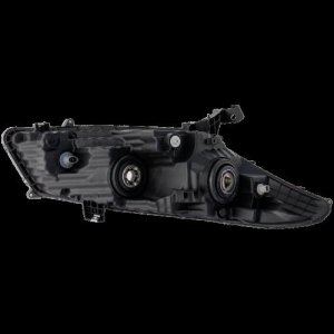 Performance Headlight Assembly Set for 2008 - 2010 Honda Accord, Right (Passenger) & Left (Driver) Pair, Non-Projector, Clear Lens, Chrome Housing,  HO2505159, Replacement