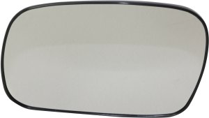 Heated Mirror Glass for Honda Civic Coupe 2006-2011 with Backing Plate, Left (Driver), Replacement