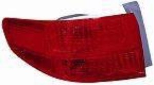 Left (Driver) Tail Light Assembly for 2005 Honda Accord, 4 Door Sedan and Hybrid Gas Models, Quarter Panel Mounted, Replacement  33551SDAA11