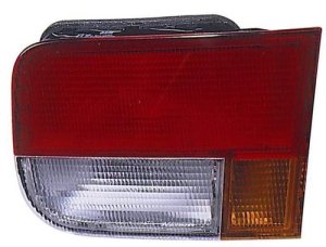 Right (Passenger) Tail Light Assembly for 1996 - 1998 Honda Civic, 2 Door Coupe, Rear Tail Light Lens Cover, Deck Lid Mounted, Replacement,  HO2801143