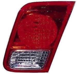 Right (Passenger) Rear Tail Light Assembly for 2003 - 2005 Honda Civic, 4 Door Sedan, Deck Lid Mounted, Includes Bulbs & Sockets,  34151S5AA01, Replacement