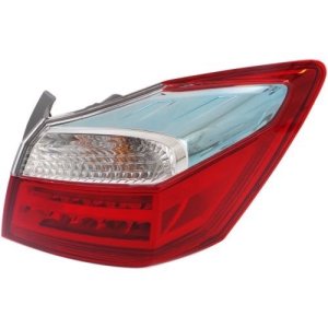 Right (Passenger) Outer Rear Tail Light Assy for 2014 - 2015 Honda Accord Gas Hybrid, Replacement Lens/Cover,  33500T3VA01