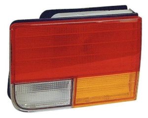 Right (Passenger) Tail Light Lens/Housing Assembly for 1992 - 1993 Honda Accord, 4 Door; Sedan, Deck Lid Mounted,  34151SM4A03, Replacement