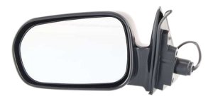 Power Mirror for Honda Accord 1998-2002, Left (Driver), Non-Folding, Non-Heated, Paintable, without Auto Dimming, Blind Spot Detection, Memory, and Signal Light, Sedan, Replacement