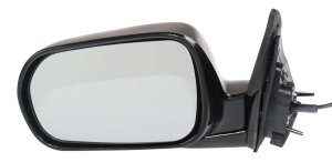 Power Mirror for Honda Accord 1998-2002, Left (Driver), Manual Folding, Non-Heated, Paintable, without Auto Dimming, Blind Spot Detection, Memory, or Signal Light, Sedan, USA Built Vehicle, Replacement