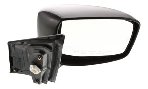 Mirror for Honda Odyssey 2005-2010, Right (Passenger) Side, Power Adjustable, Manual Folding, Non-Heated, Paintable, Replacement