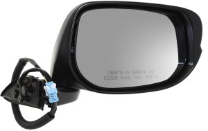 Power Right (Passenger) Mirror for 2009-2014 Models, Manual Folding, Non-Heated, Paintable, Replacement