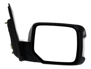 Right (Passenger) Side Power Mirror for Honda Pilot 2009-2015, Manual Folding, Heated, Paintable, with Memory and Signal Light, Replacement