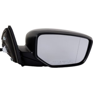 Power Mirror for Honda Accord 2013-2017, Right (Passenger) Side, Manual Folding, Non-Heated, Paintable, Without Auto Dimming, Blind Spot Detection, Memory, and Signal Light, Replacement