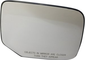 Mirror Glass for Honda Pilot 2009-2015, Right (Passenger), Heated, with Backing Plate, Replacement