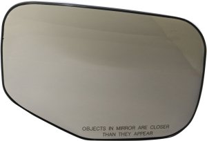 Mirror Glass for Honda Ridgeline 2006-2014, Right (Passenger) Side, Non-Heated, with Backing Plate, Replacement