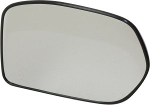Heated Mirror Glass with Backing Plate for 2007-2011 Honda CR-V, Left (Driver) Side, Replacement
