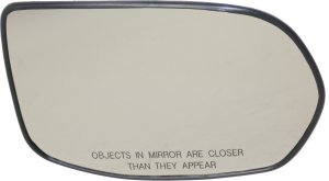 Heated Mirror Glass for Honda CR-V 2007-2011, Right (Passenger) Side with Backing Plate, Replacement