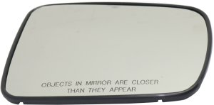 Mirror Glass for Honda Element 2003-2011, Right (Passenger), Non-Heated, with Backing Plate, Replacement